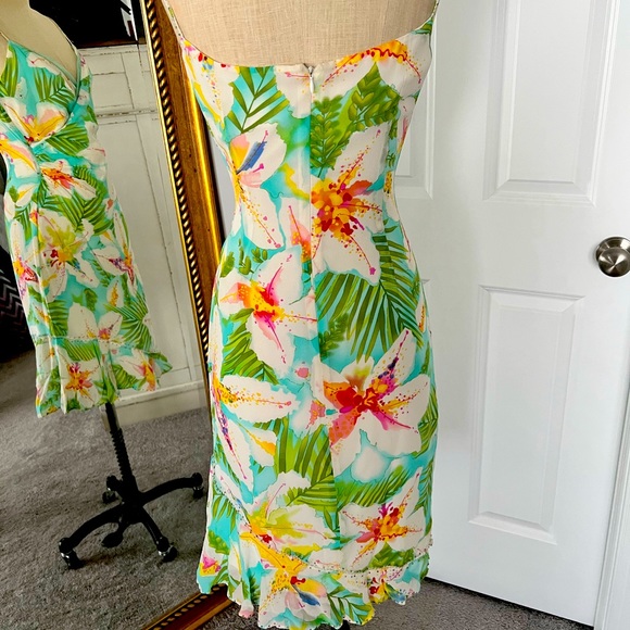 Nicole Miller silk dress size 6 - Picture 2 of 2